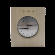 Термогигрометр Greus 16х14,5 липа