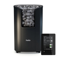 Электрокамера для сауны и бани Helo ROXX 9 DE black 9 кВт black + пульт Elite