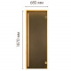 Дверь для сауны Tesli Grand Sateen 70/190