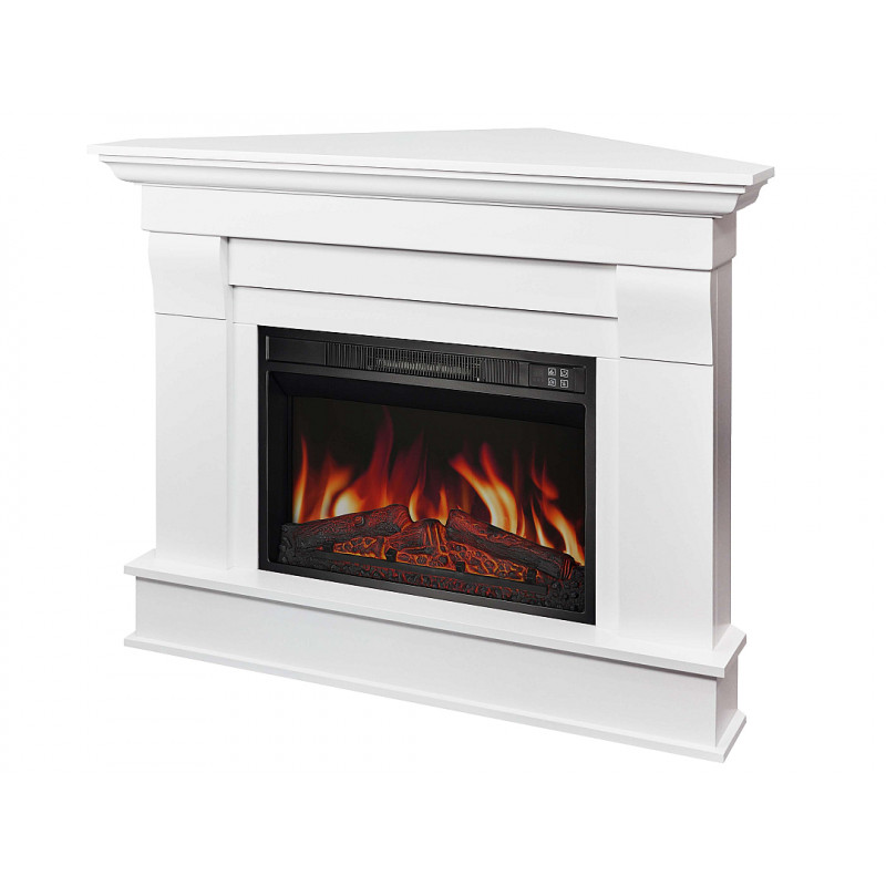 Электрокамин угловой ArtiFlame Albion Corner AF23S белый