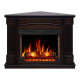 Электрокамин угловой ArtiFlame Boston Corner AF28S махагон коричневый антик