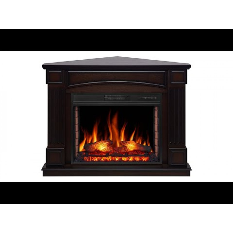 Электрокамин угловой ArtiFlame Boston Corner AF28S махагон коричневый антик