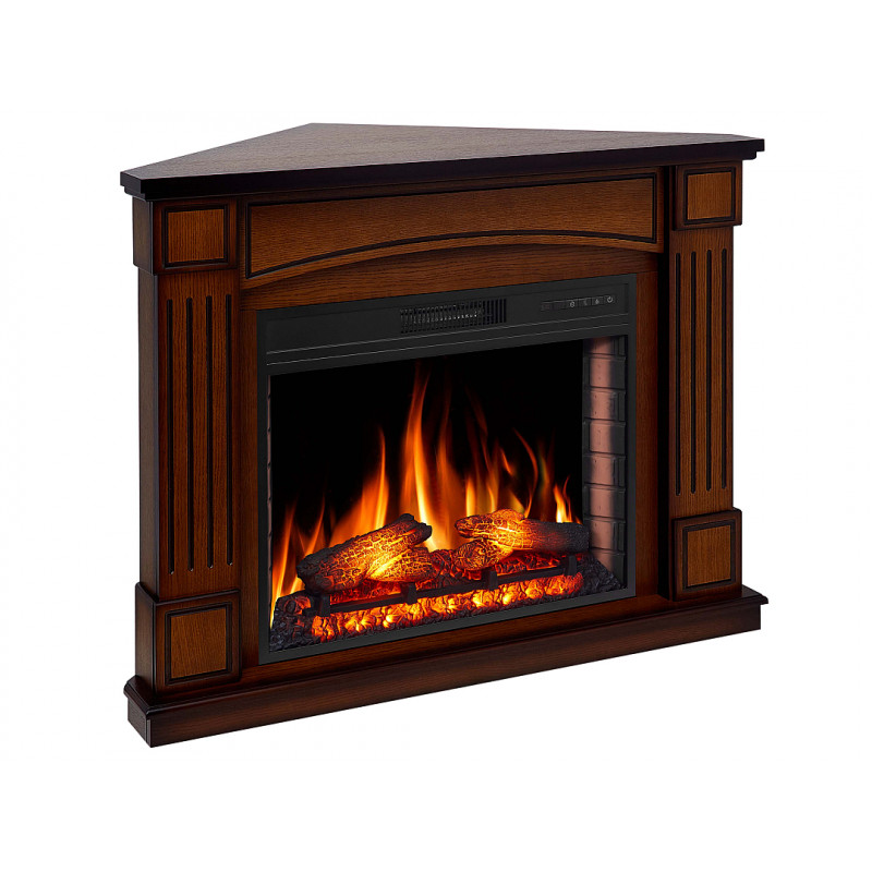 Электрокамин угловой ArtiFlame Boston Corner AF28S дуб антик