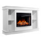 Электрокамин ArtiFlame Brittany AF25 белый