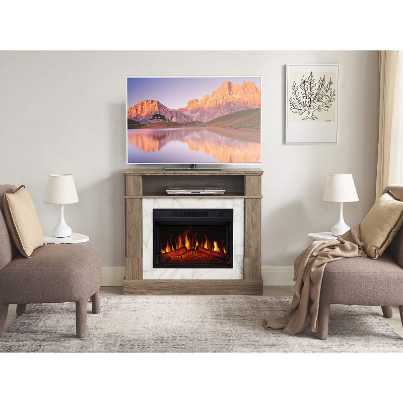 Электрокамин ArtiFlame For Living AF23S дуб серый
