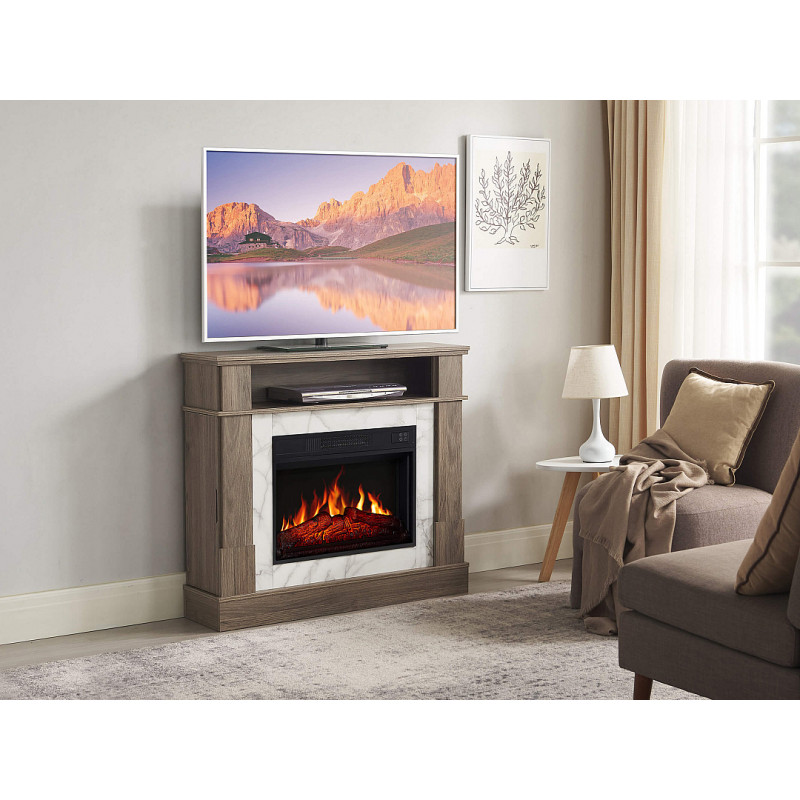Электрокамин ArtiFlame For Living AF23S дуб серый