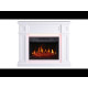 Электрокамин ArtiFlame Linz AF23S белый с LED подсветкой.