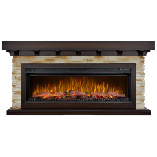 Электрокамин ArtiFlame Ludwig AF50 махагон коричневый антик