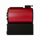 Печь дровяная отопительная DS Classic с варочной поверхностью + кожух красный
