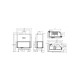 Каминная топка с водяным контуром Hitze ALBERO AQUASYSTEM ALAQS90X41.LG-D