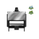 Каминная топка Hitze ARDENTE DUO ARD105X43.DGS