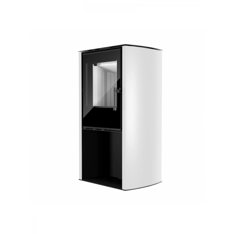 Стальная печь Hitze CANE S White
