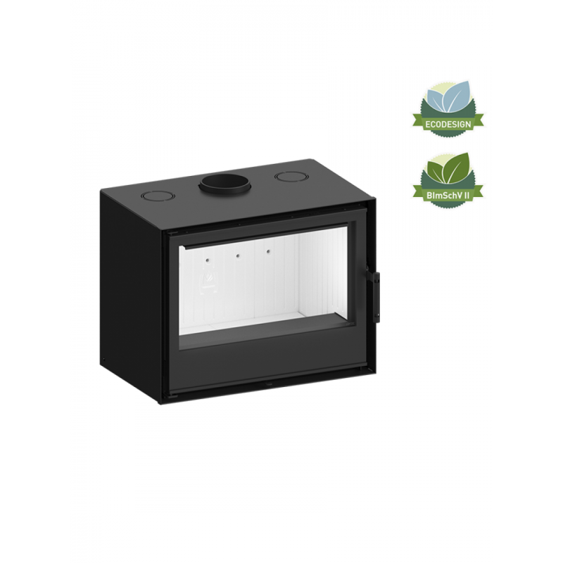 Кассетная топка Hitze CUBO 700V-I Стекло стандарт+дополнительное внутреннее стекло+вентилятор