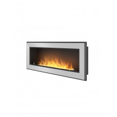 Биокамин Simple Fire FRAME 1200 Inox со стеклом