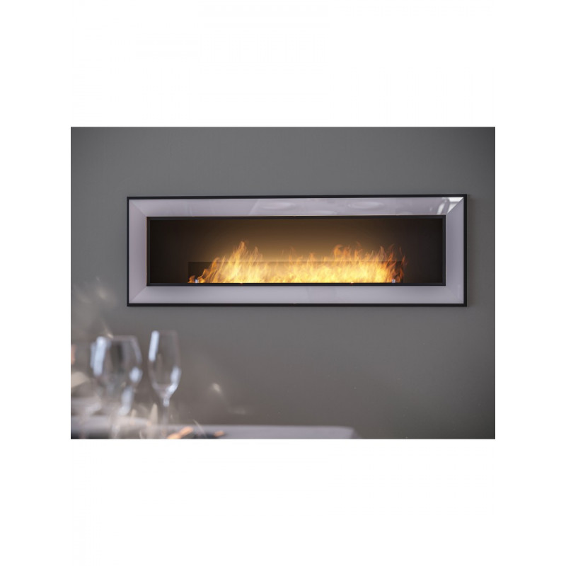 Биокамин Simple Fire FRAME 1500 Белый со стеклом