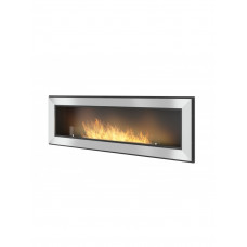Биокамин Simple Fire FRAME 1500 Inox со стеклом