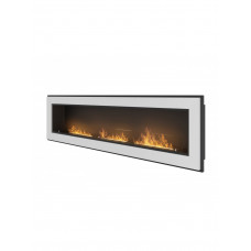 Биокамин Simple Fire FRAME 1800 Белый со стеклом