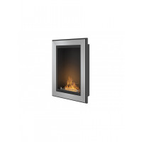 Биокамин Simple Fire FRAME 550 Inox со стеклом