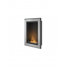 Биокамин Simple Fire FRAME 550 Inox со стеклом