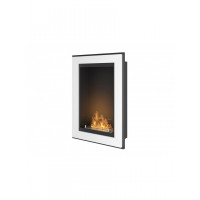 Биокамин Simple Fire FRAME 550 Белый со стеклом
