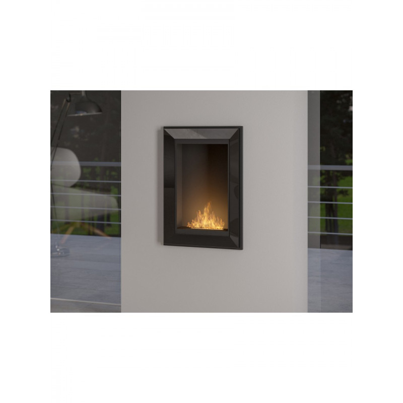 Биокамин Simple Fire FRAME 550 Черный со стеклом