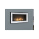 Биокамин Simple Fire FRAME 900 Inox со стеклом