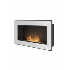 Биокамин Simple Fire FRAME 900 Белый со стеклом