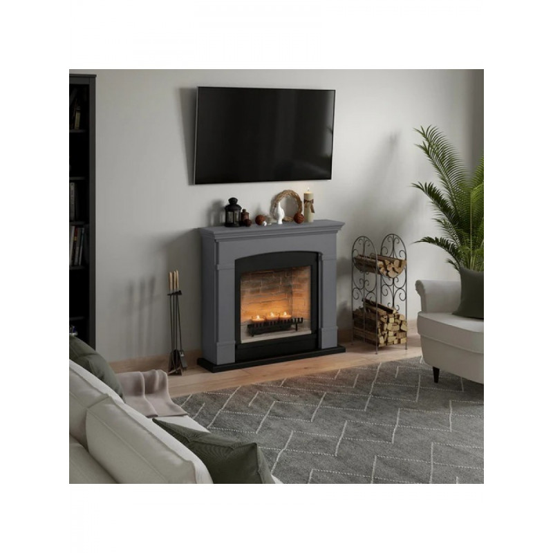 Каминокомплект Tagu HELMI ZenFlame серый