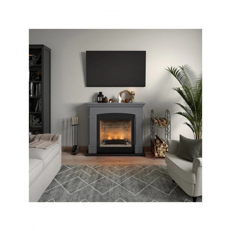 Каминокомплект Tagu HELMI ZenFlame серый