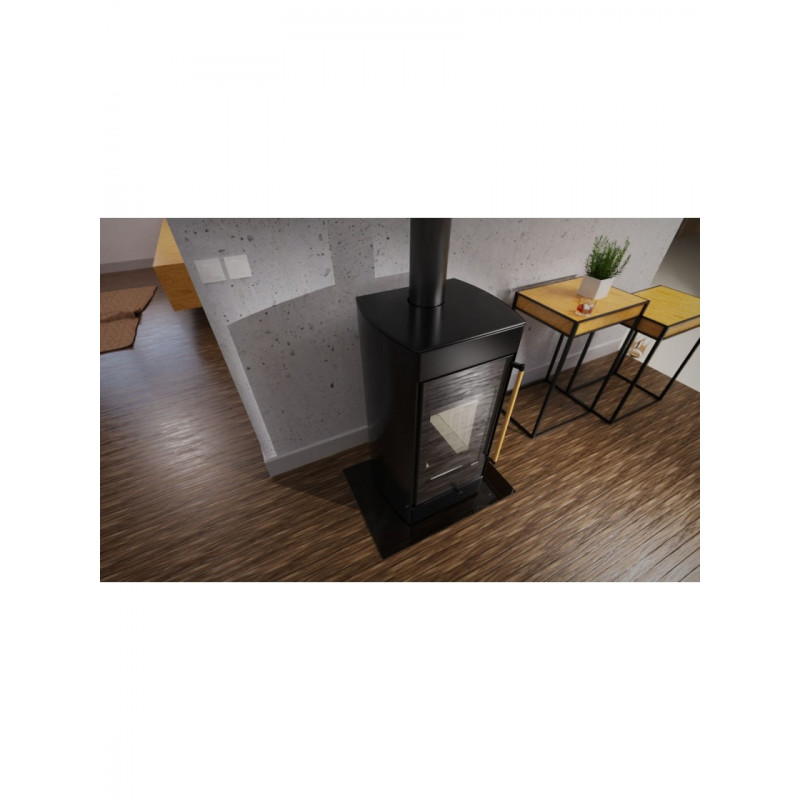 Стальная печь Defro Home HYDROFIRE Черная