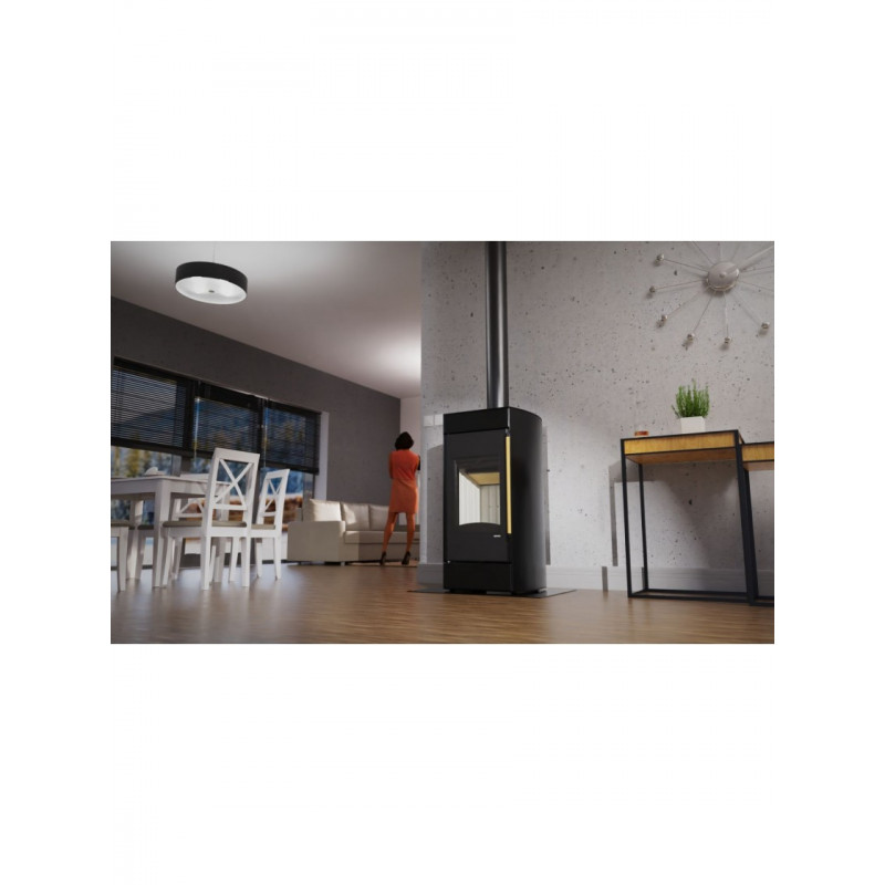 Стальная печь Defro Home HYDROFIRE Черная