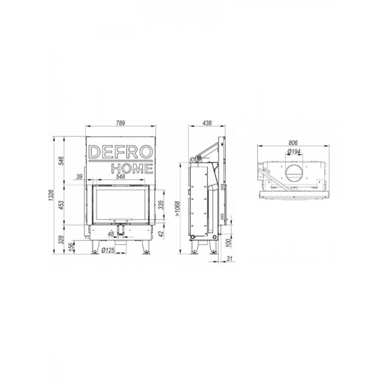 Каминная топка Defro Home IMPULS SM G