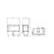 Каминная топка Defro Home INTRA LA BL G (черный шамот)
