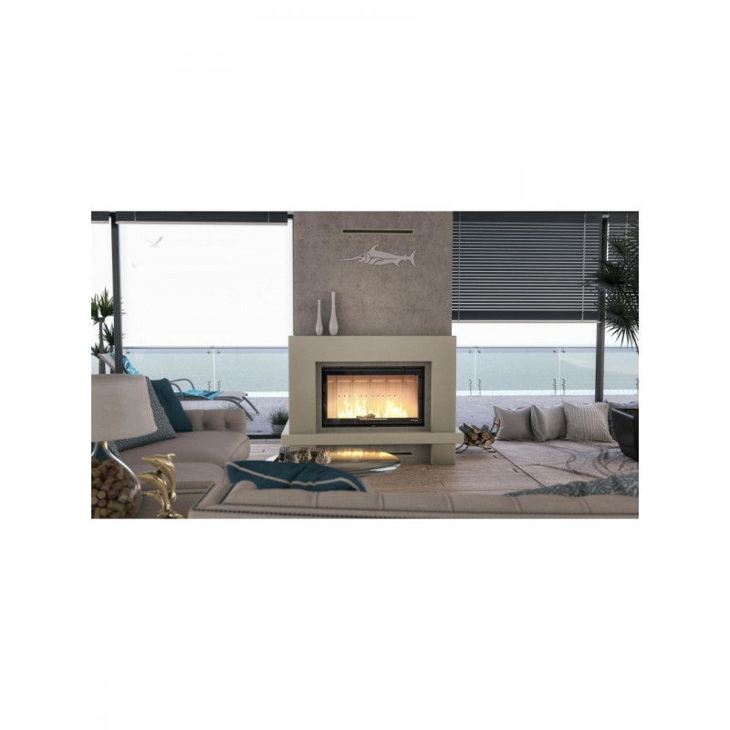 Каминная топка Defro Home INTRA LA G (черный шамот)