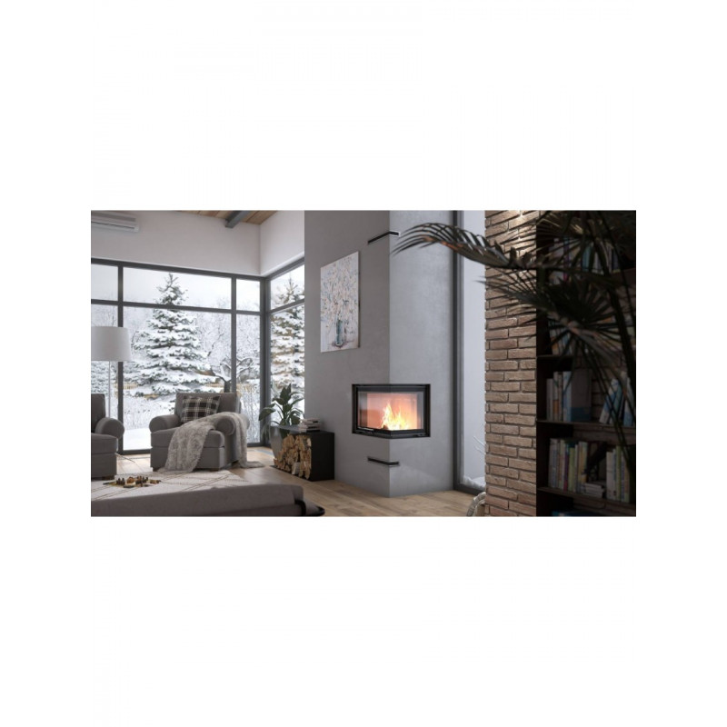 Каминная топка Defro Home INTRA ME BP G (черный шамот)