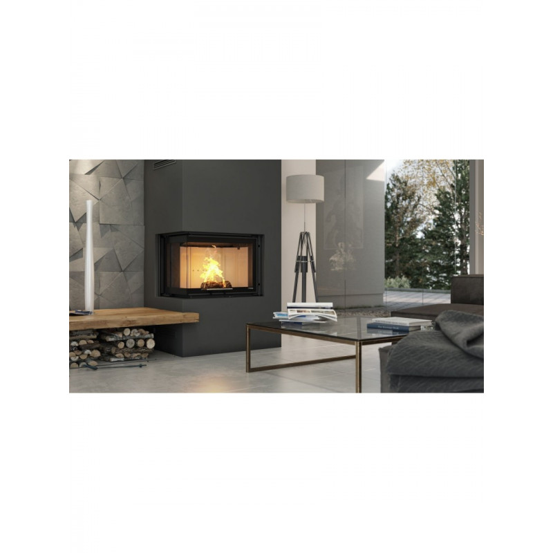 Каминная топка Defro Home INTRA SM BL G Mini (черный шамот)