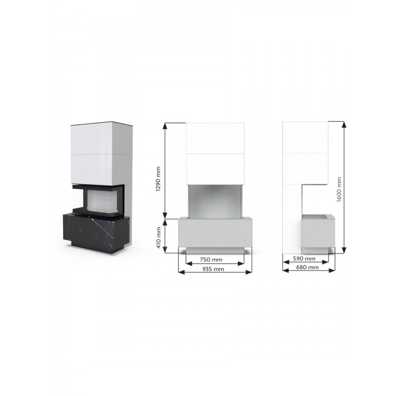 Каминная топка Defro Home INTRA SM C Case1