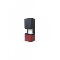 Камінна топка Defro Home INTRA XSM C ver. COMPACT 1 Червона