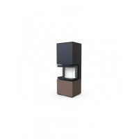 Камінна топка Defro Home INTRA XSM C ver. COMPACT 1 Коричнева