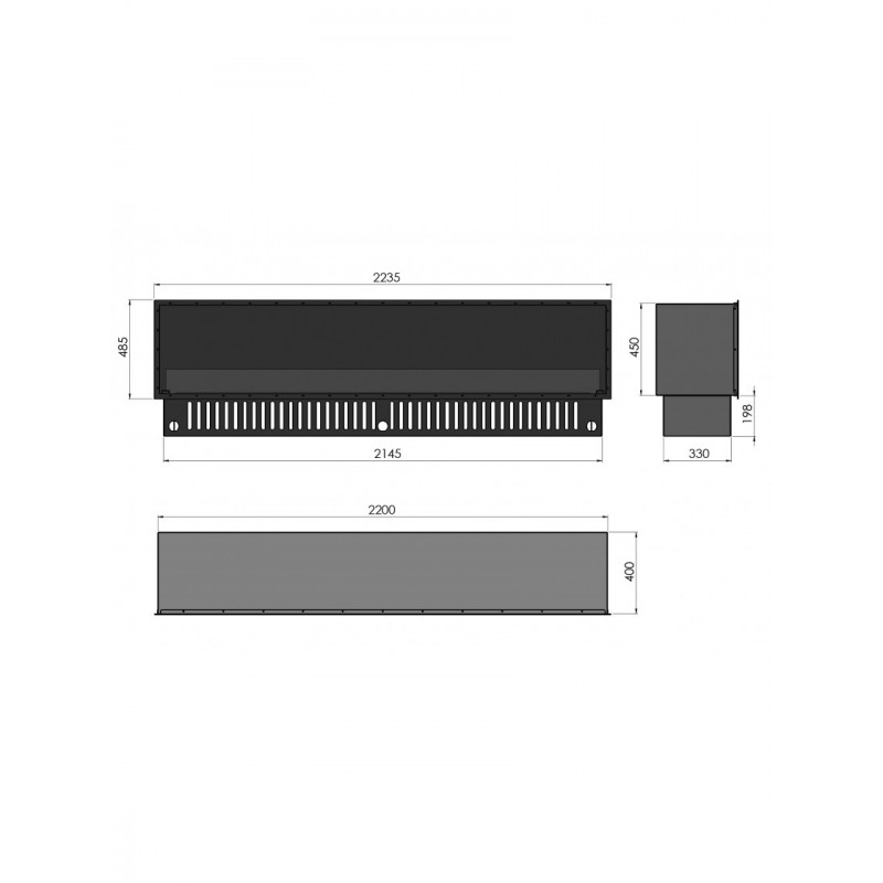 Паровий камін Infire INVAPO INSIDE 2200