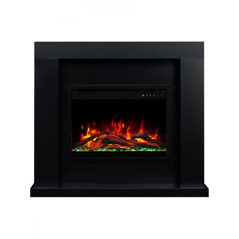 Каминокомплект AFLAMO JOLO Черный + 3D 60x60
