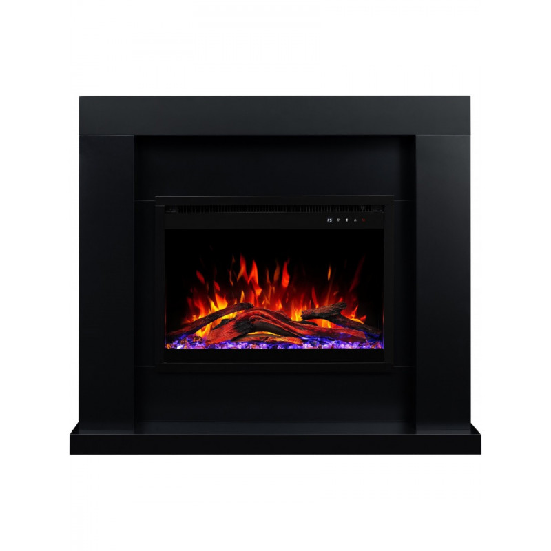 Каминокомплект AFLAMO JOLO Черный + 3D 60x60
