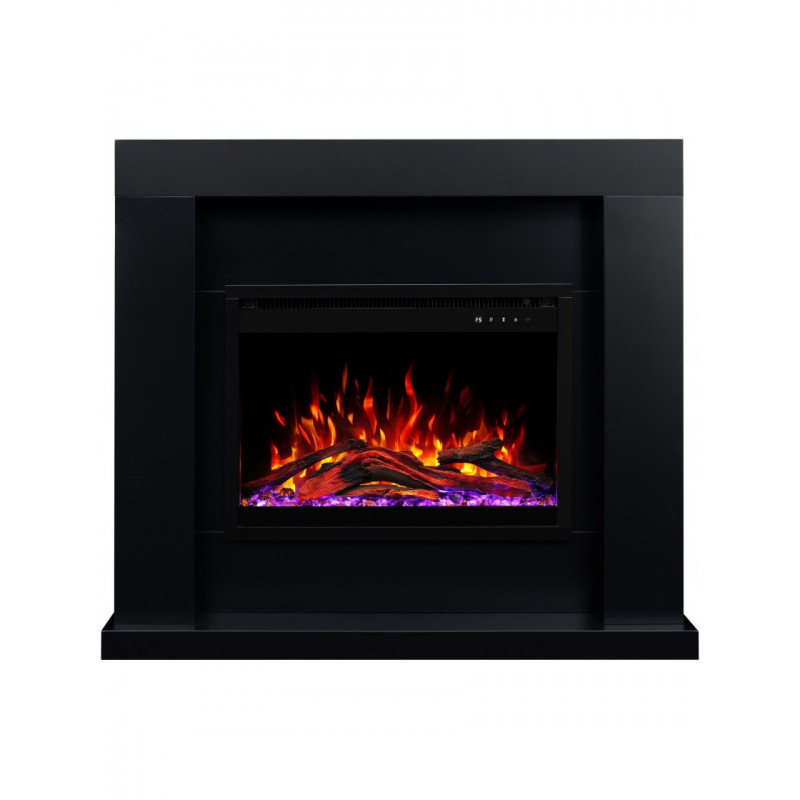 Каминокомплект AFLAMO JOLO Черный + 3D 60x60