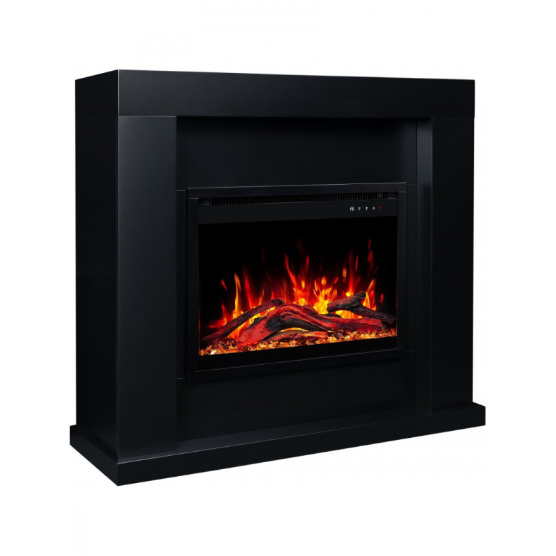 Каминокомплект AFLAMO JOLO Черный + 3D 60x60