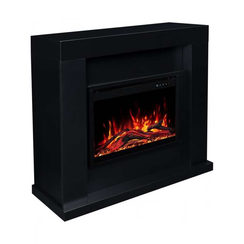 Каминокомплект AFLAMO JOLO Черный + 3D 60x60