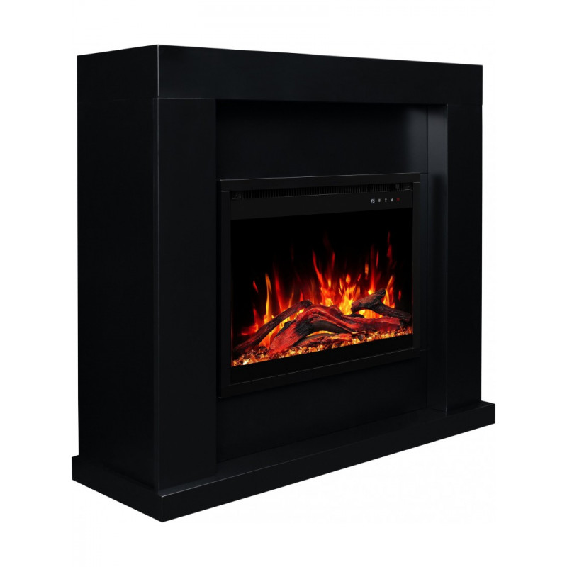 Каминокомплект AFLAMO JOLO Черный + 3D 60x60