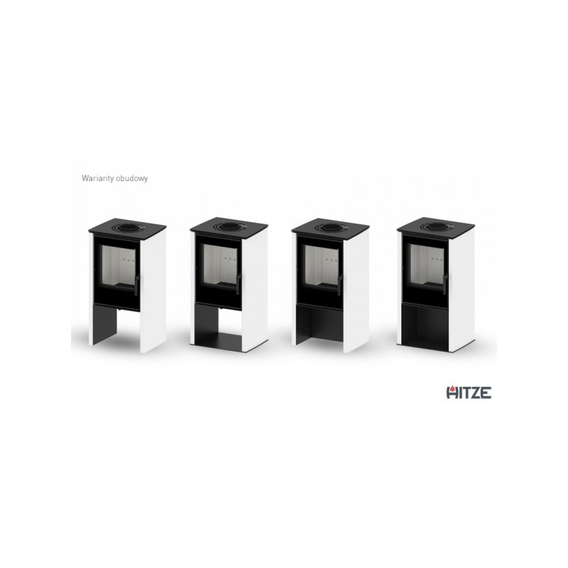 Стальная печь Hitze LUPO S White