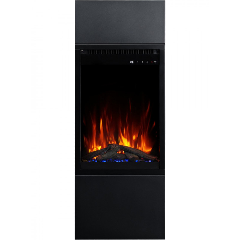 Каминокомплект ALFAMO MILOS 40 Черный + 3D 60х40
