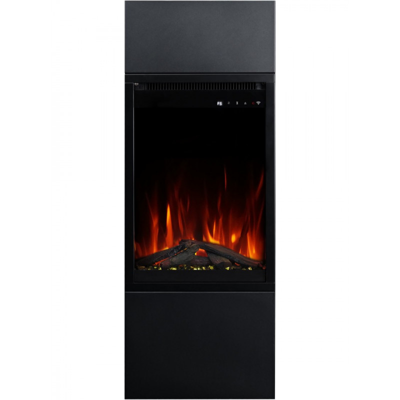 Каминокомплект ALFAMO MILOS 40 Черный + 3D 60х40