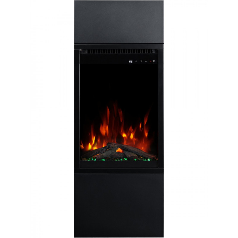 Каминокомплект ALFAMO MILOS 40 Черный + 3D 60х40
